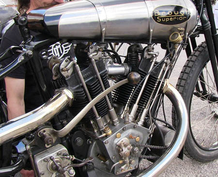 Brough Superior SS100 Engine